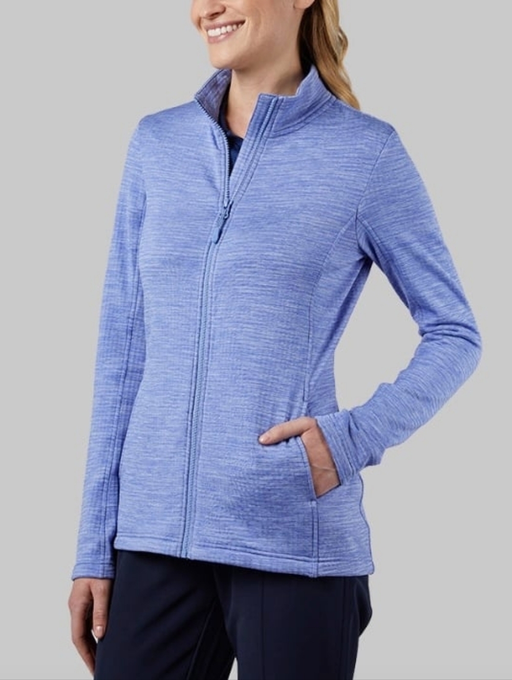 32 Degrees Heat Full Zip Active Tech Waffle Jacket Size XL